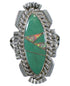 Turquoise And Opal Inlay Sterling Silver Ring Size 8-1/4 TX45707